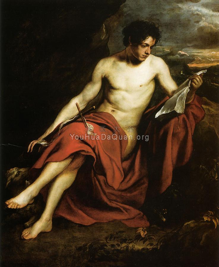 Saint John the Baptist in the Wilderness - 安东尼·凡·戴克